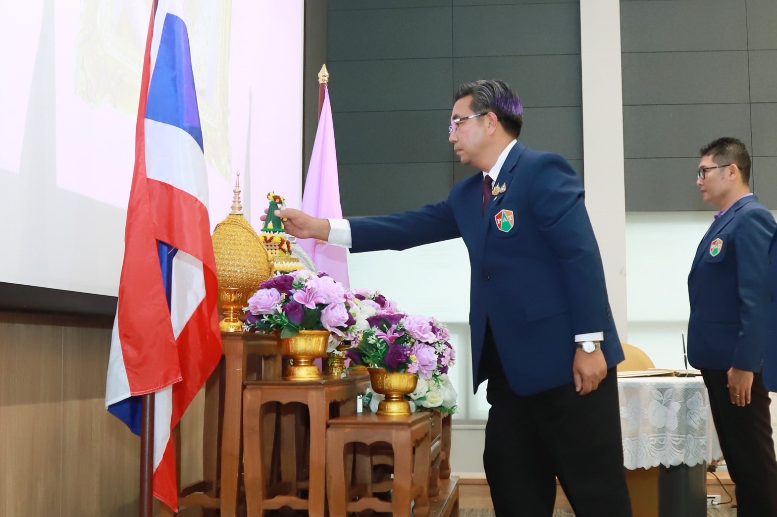 นนทบุรี  วิทยาลัยเทคโนโลยีปัญญาภิวัฒน์ถวายพระพรชัยมงคลวันเฉลิมพระชนมพรรษาพระบรมราชินี